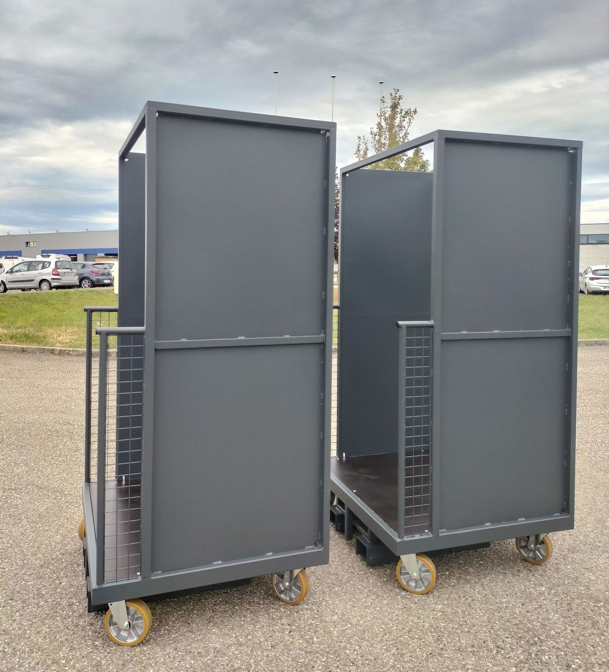 Chariot de préparation de commandes compatible EKS Jungheinrich par 2