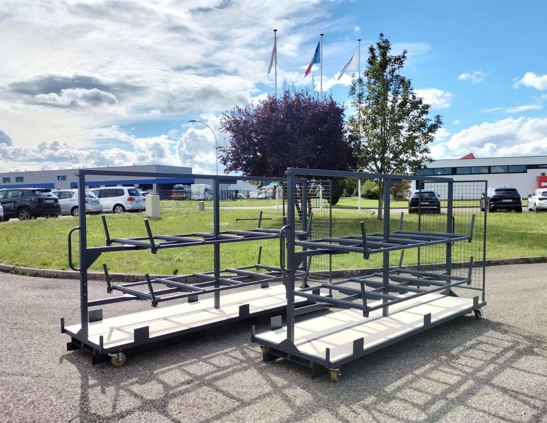 Chariot charges longues en duo